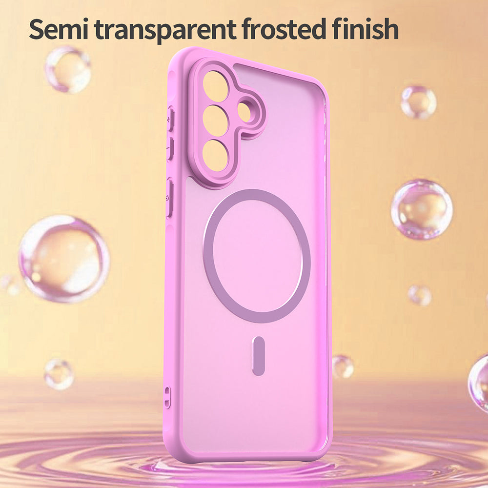 Θήκη MagSafe για Samsung Galaxy A57 5G, Techsuit, HaloFrost II, Ροζ