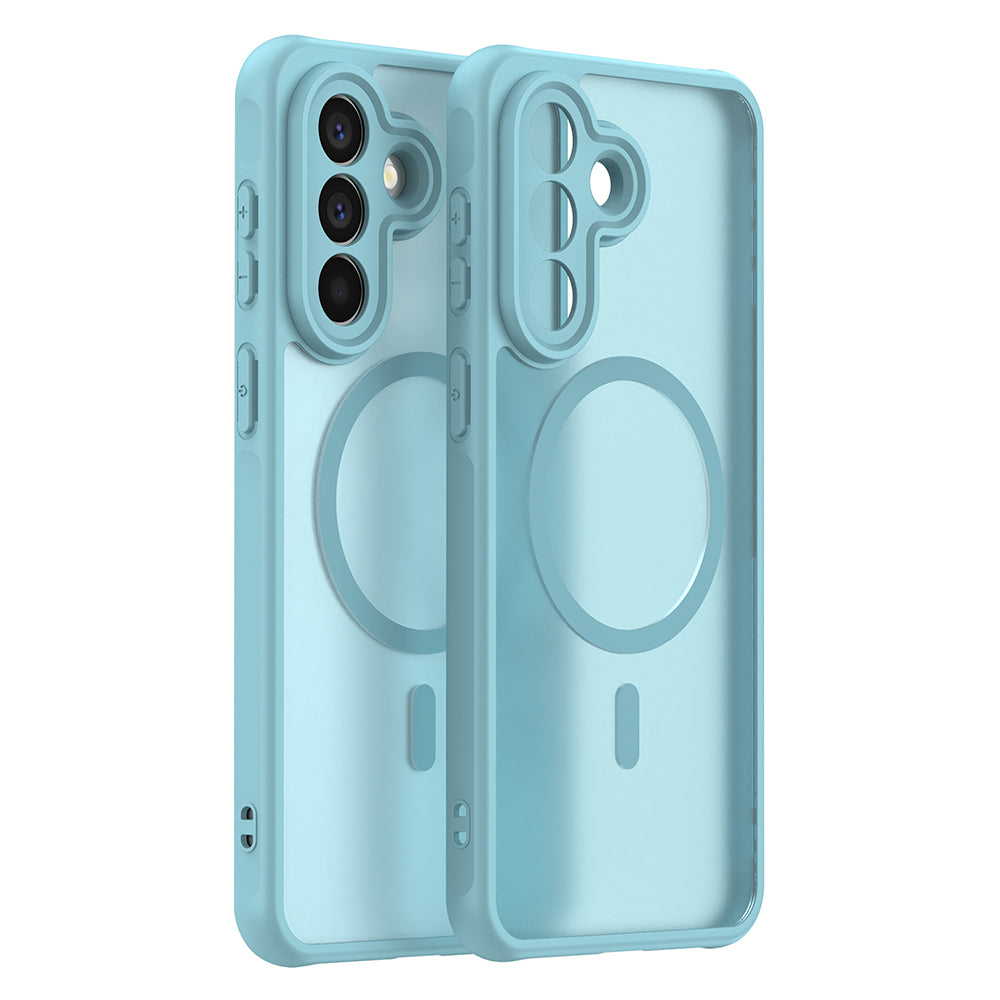Θήκη MagSafe για Samsung Galaxy A57 5G, Techsuit, HaloFrost II, Ανοιχτό Πράσινο