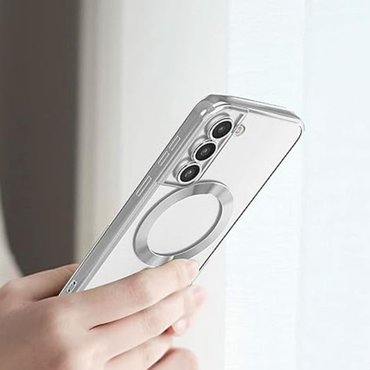 Θήκη MagSafe για Samsung Galaxy S22 5G S901, Techsuit, Luxury Crystal, Σκούρο Πράσινο