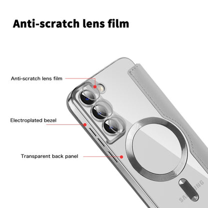 Θήκη MagSafe για Samsung Galaxy S22 5G S901, Techsuit, SmartMag Book, Γκρι