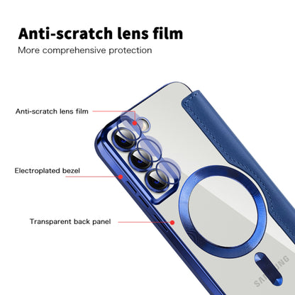 MagSafe Case for Samsung Galaxy S22+ 5G S906, Techsuit, SmartMag Book, Blue