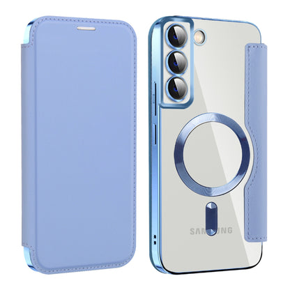 Θήκη MagSafe για Samsung Galaxy S22+ 5G S906, Techsuit, SmartMag Book, Μπλε