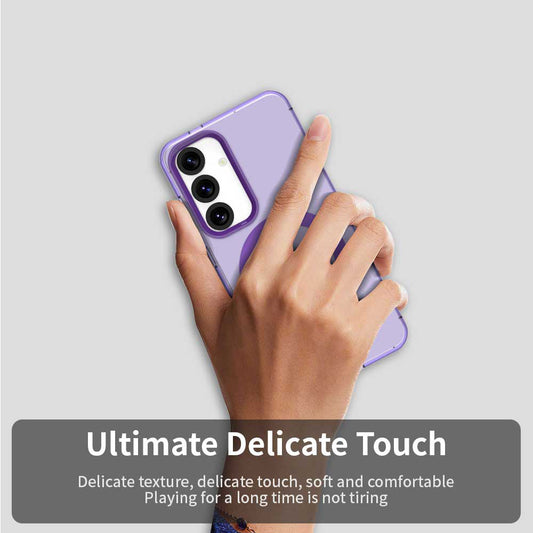 Θήκη MagSafe για Samsung Galaxy S23 FE S711, Techsuit, CandyCase, Μωβ