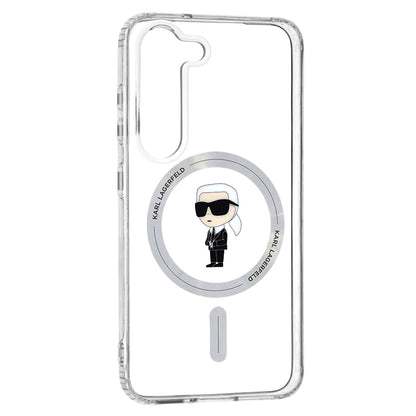 Θήκη MagSafe για Samsung Galaxy S23 S911, Karl Lagerfeld, IML Ikonik Karl, Διάφανη