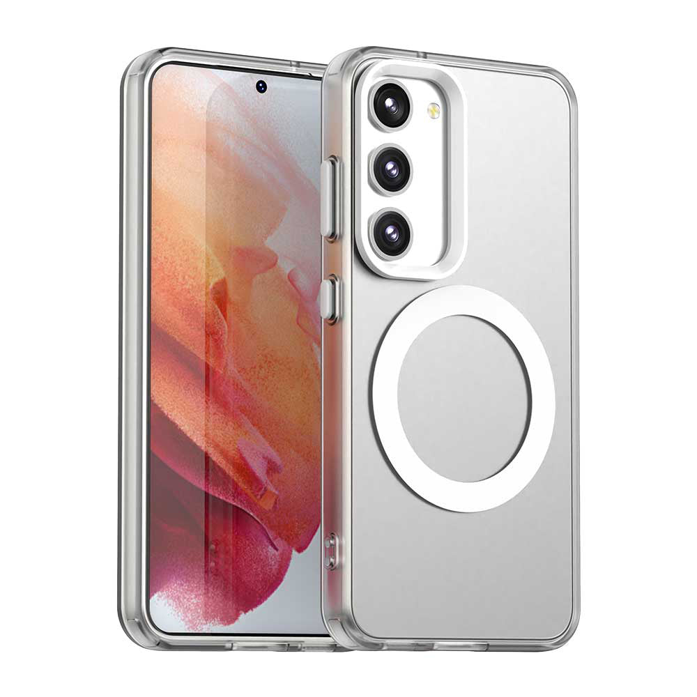 Θήκη MagSafe για Samsung Galaxy S23 S911, Techsuit, CandyCase, Λευκό