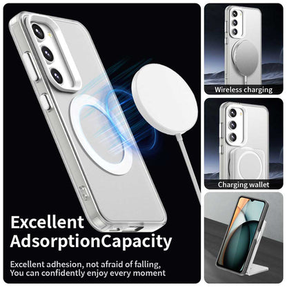 Θήκη MagSafe για Samsung Galaxy S23 S911, Techsuit, CandyCase, Λευκό