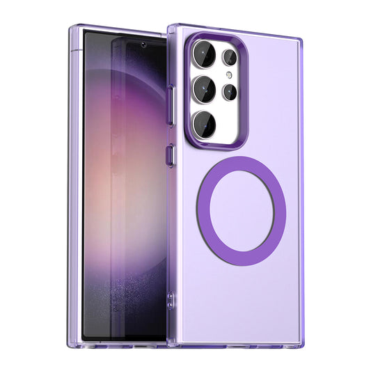 Θήκη MagSafe για Samsung Galaxy S23 Ultra S918, Techsuit, CandyCase, Μωβ
