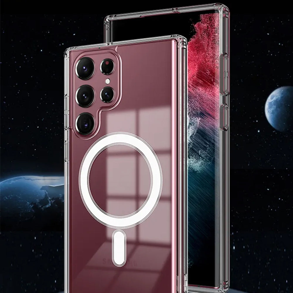 Θήκη MagSafe για Samsung Galaxy S23 Ultra S918, Techsuit, Pro, Διαφανής