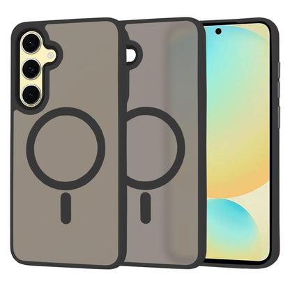 Θήκη MagSafe για Samsung Galaxy S24 FE S721, Techsuit, HaloFrost, Μαύρη