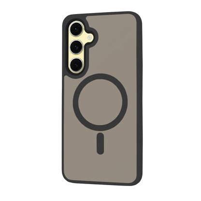 Θήκη MagSafe για Samsung Galaxy S24 FE S721, Techsuit, HaloFrost, Μαύρη