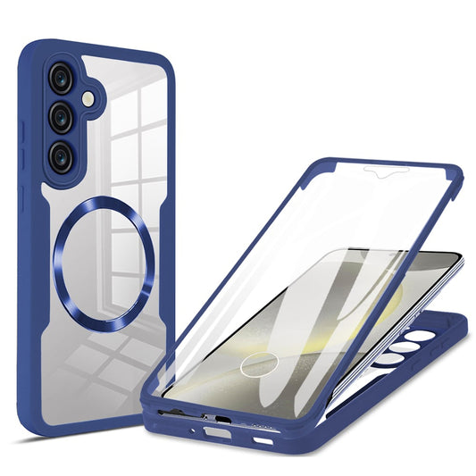 Θήκη MagSafe για Samsung Galaxy S24+ S926, Techsuit, ColorVerse 360, Μπλε