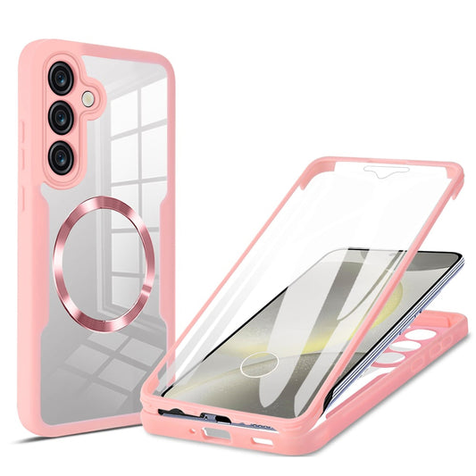 Θήκη MagSafe για Samsung Galaxy S24+ S926, Techsuit, ColorVerse 360, Ροζ