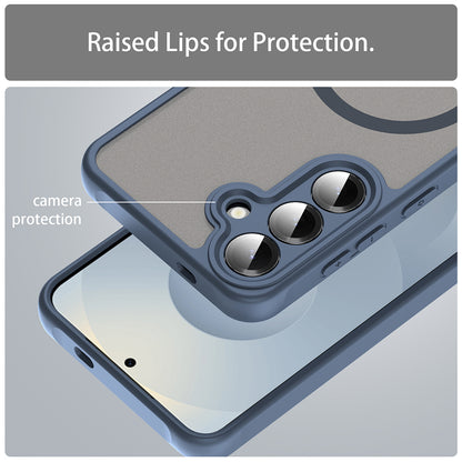 Θήκη MagSafe για Samsung Galaxy S24+ S926, Techsuit, HaloFrost II, Μπλε Σκούρο