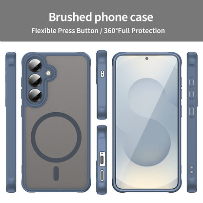 Θήκη MagSafe για Samsung Galaxy S24+ S926, Techsuit, HaloFrost II, Μπλε Σκούρο