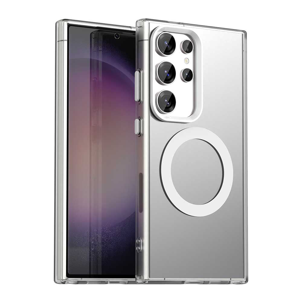 Θήκη MagSafe για Samsung Galaxy S24 Ultra S928, Techsuit, CandyCase, Λευκή