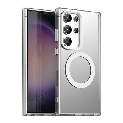 Θήκη MagSafe για Samsung Galaxy S24 Ultra S928, Techsuit, CandyCase, Λευκή