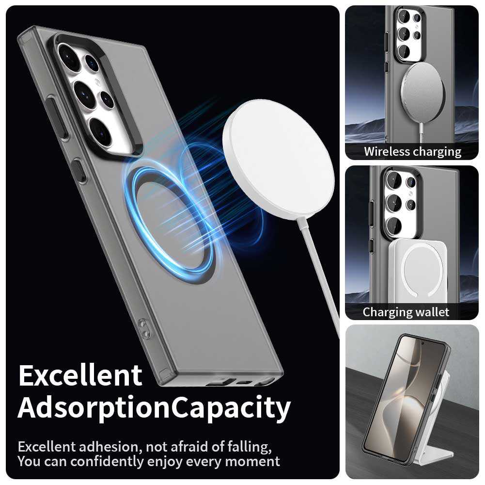 Θήκη MagSafe για Samsung Galaxy S24 Ultra S928, Techsuit, CandyCase, Μαύρο