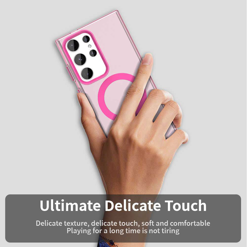 Θήκη MagSafe για Samsung Galaxy S24 Ultra S928, Techsuit, CandyCase, Ροζ