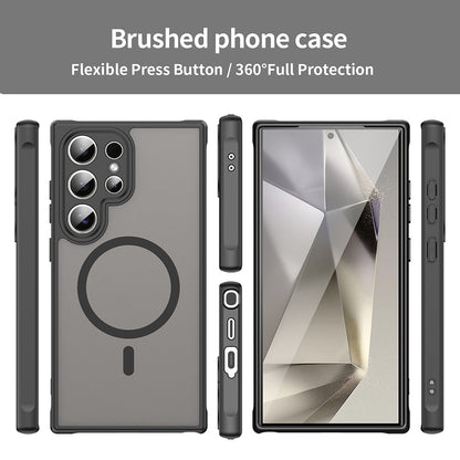 Θήκη MagSafe για Samsung Galaxy S24 Ultra S928, Techsuit, HaloFrost II, Μαύρο