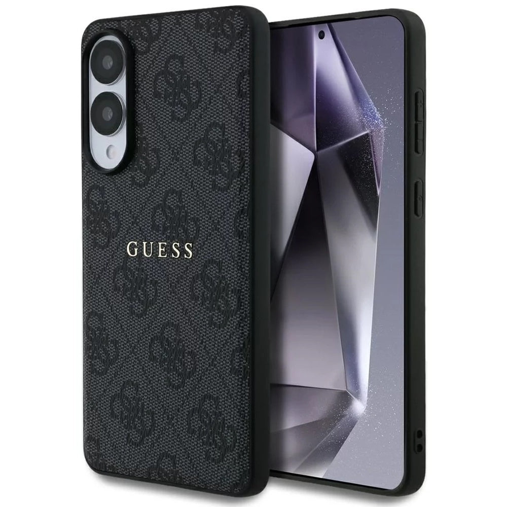 Θήκη MagSafe για Samsung Galaxy S25 Edge S937, Guess, 4G Ring Classic Logo, Μαύρη