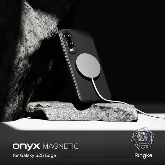 Θήκη MagSafe για Samsung Galaxy S25 Edge S937, Ringke, Onyx, Μαύρο