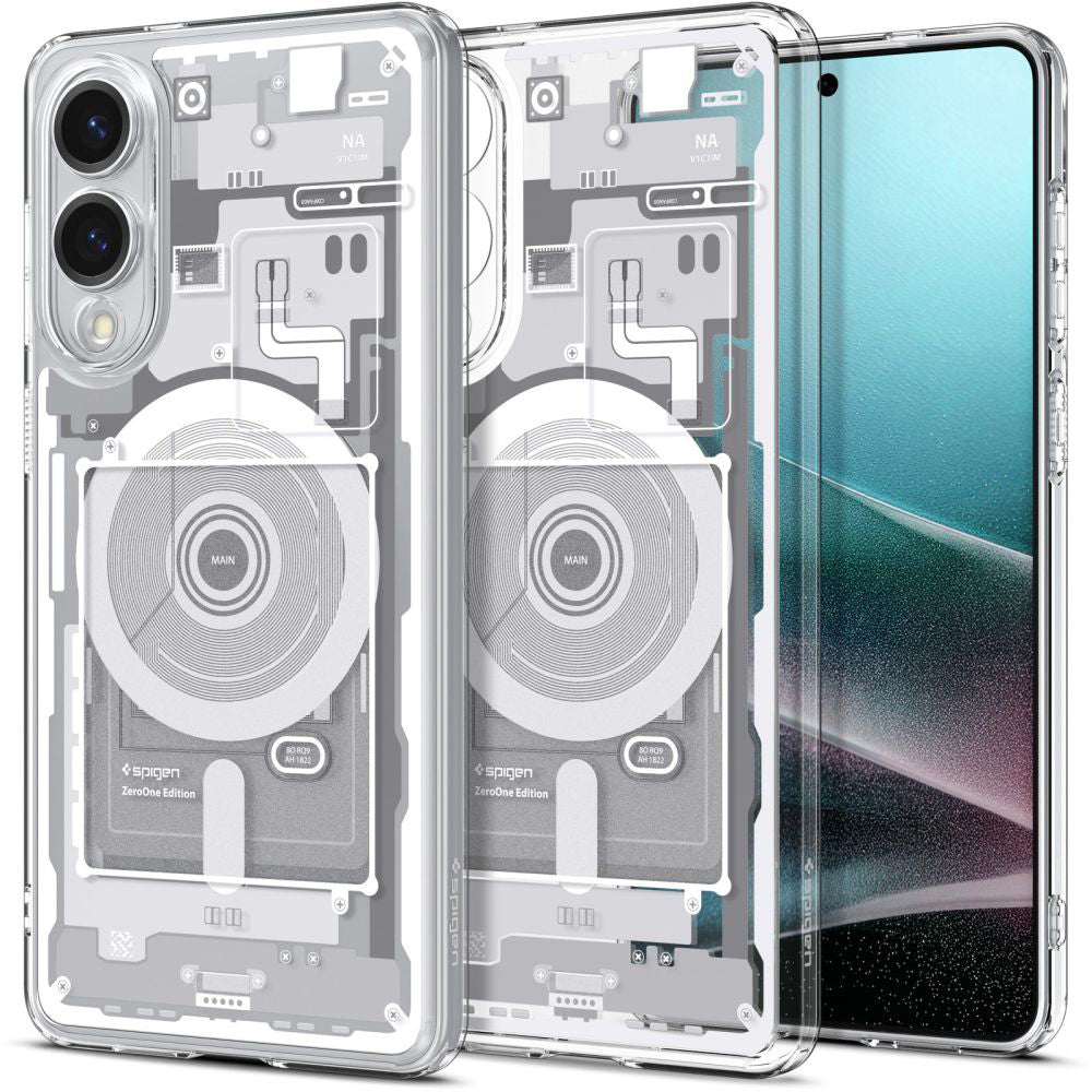 Θήκη MagSafe για Samsung Galaxy S25 Edge S937, Spigen, Ultra Hybrid Zero One, Λευκή ACS09417