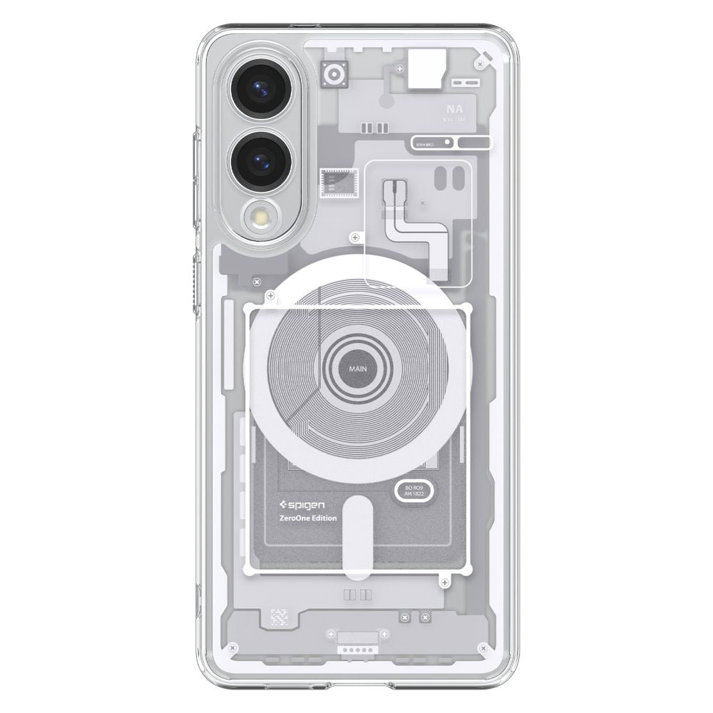 Θήκη MagSafe για Samsung Galaxy S25 Edge S937, Spigen, Ultra Hybrid Zero One, Λευκή ACS09417