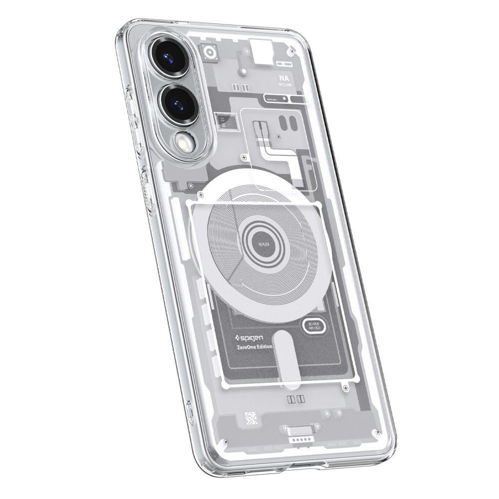 Θήκη MagSafe για Samsung Galaxy S25 Edge S937, Spigen, Ultra Hybrid Zero One, Λευκή ACS09417