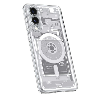 Θήκη MagSafe για Samsung Galaxy S25 Edge S937, Spigen, Ultra Hybrid Zero One, Λευκή ACS09417
