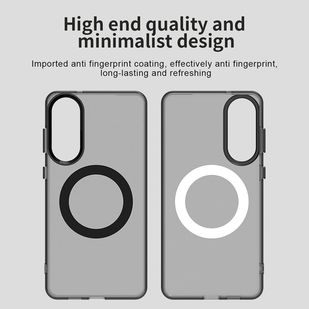 MagSafe Case for Samsung Galaxy S25 Edge S937, Techsuit, CandyCase, Black