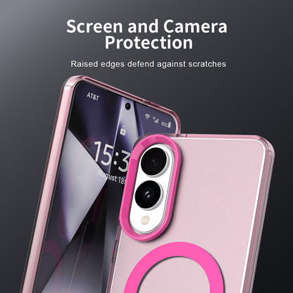 MagSafe Case for Samsung Galaxy S25 Edge S937, Techsuit, CandyCase, Pink