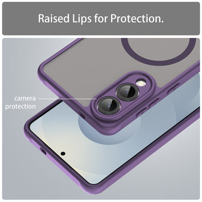 Θήκη MagSafe για Samsung Galaxy S25 Edge S937, Techsuit, HaloFrost II, Μωβ
