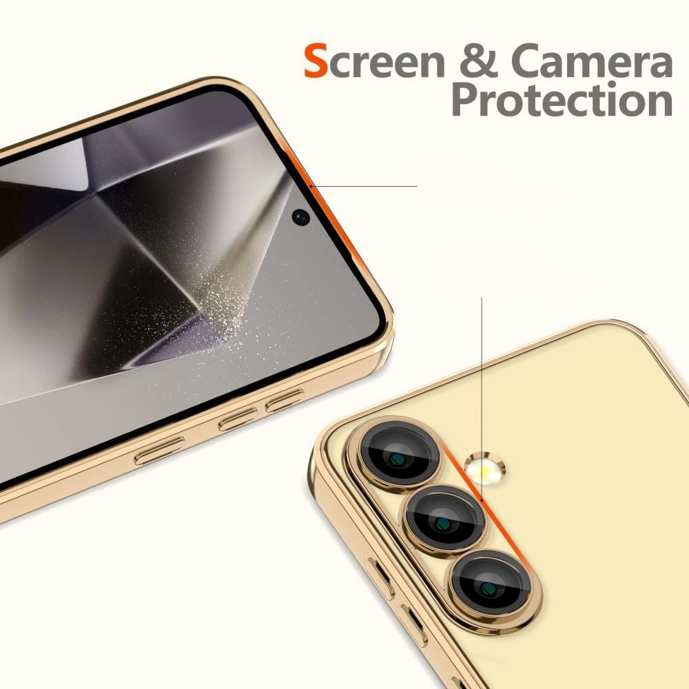 Θήκη MagSafe για Samsung Galaxy S25 Edge S937, Techsuit, Luxury Crystal, Κόκκινο