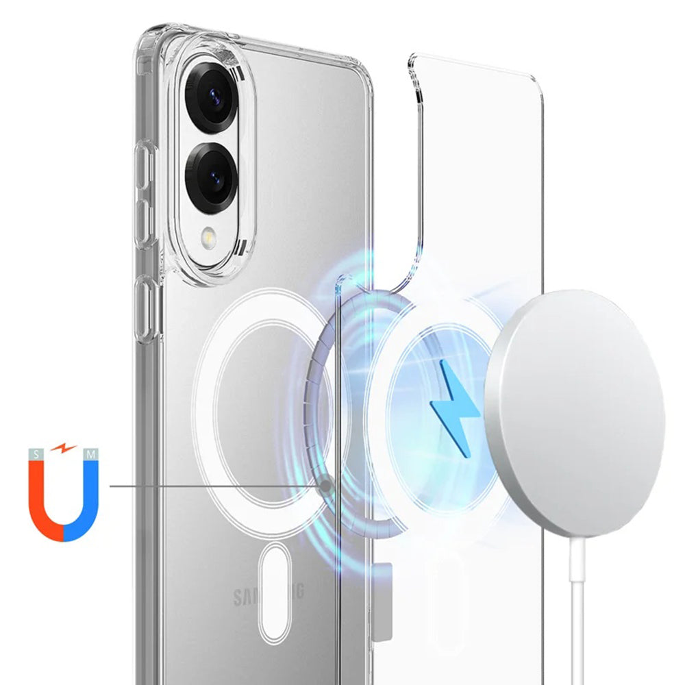 Θήκη MagSafe για Samsung Galaxy S25 Edge S937, Techsuit, Pro, Διαφανής