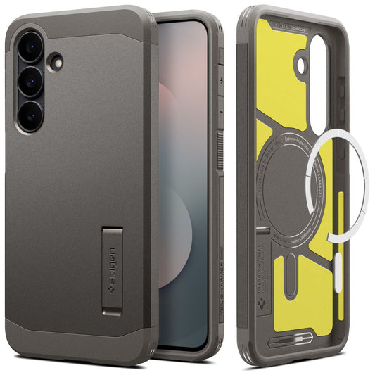 Θήκη MagSafe για Samsung Galaxy S25 FE, Spigen, Tough Armor, Γκρι ACS10030