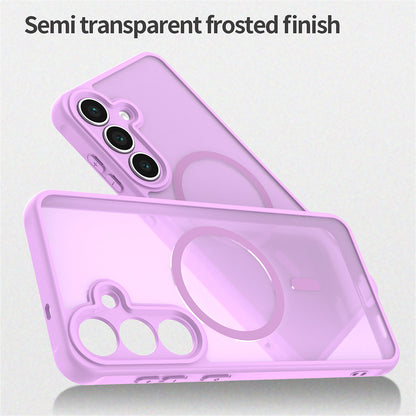 Θήκη MagSafe για Samsung Galaxy S25 FE, Techsuit, HaloFrost II, Ροζ