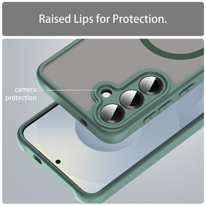 Θήκη MagSafe για Samsung Galaxy S25 FE, Techsuit, HaloFrost II, Πράσινο