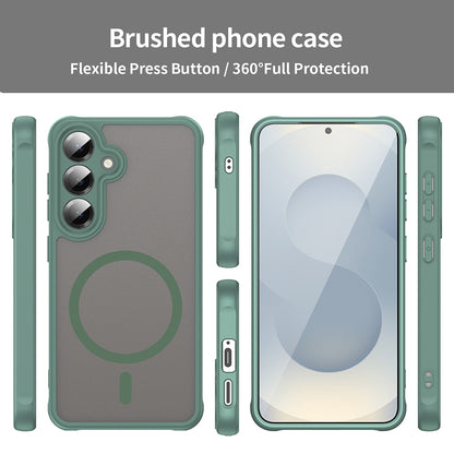 Θήκη MagSafe για Samsung Galaxy S25 FE, Techsuit, HaloFrost II, Πράσινο