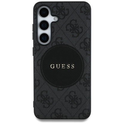 Θήκη MagSafe για Samsung Galaxy S25+ S936, Guess, 4G Circle Classic Logo, Μαύρη