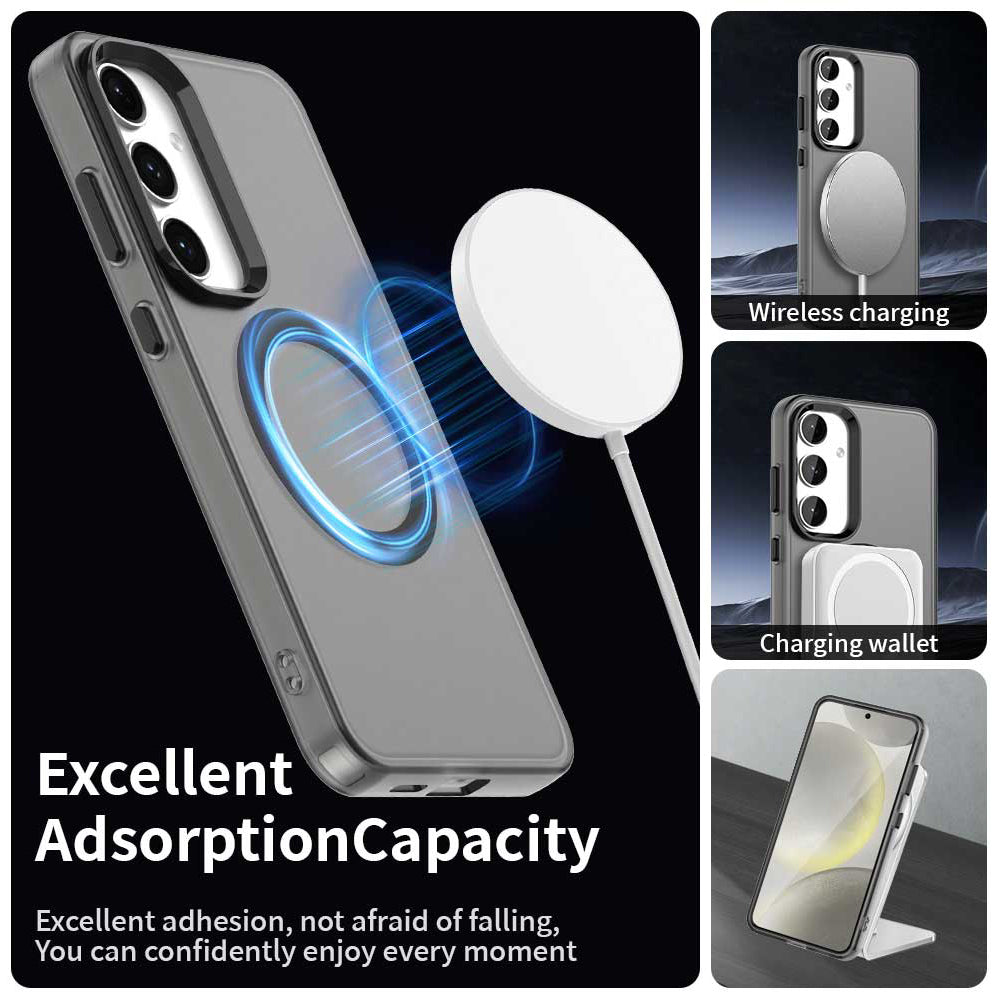Θήκη MagSafe για Samsung Galaxy S25+ S936 / S24+ S926, Techsuit, CandyCase, Μαύρο