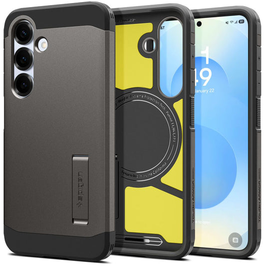 Θήκη MagSafe για Samsung Galaxy S25+ S936, Spigen, Tough Armor, Γκρι