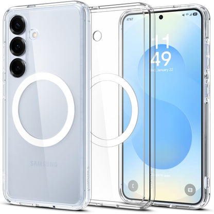 Θήκη MagSafe για Samsung Galaxy S25+ S936, Spigen, Ultra Hybrid, Λευκή ACS08981