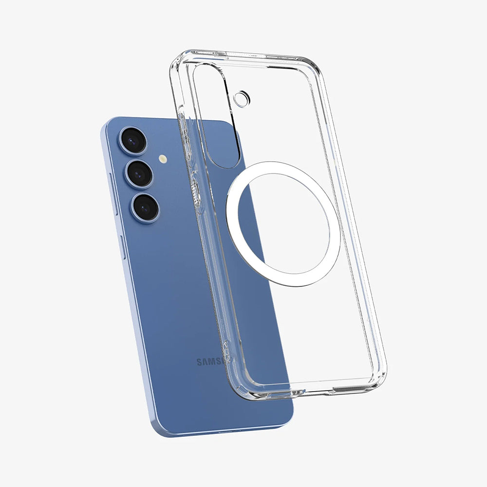 Θήκη MagSafe για Samsung Galaxy S25+ S936, Spigen, Ultra Hybrid, Λευκή ACS08981