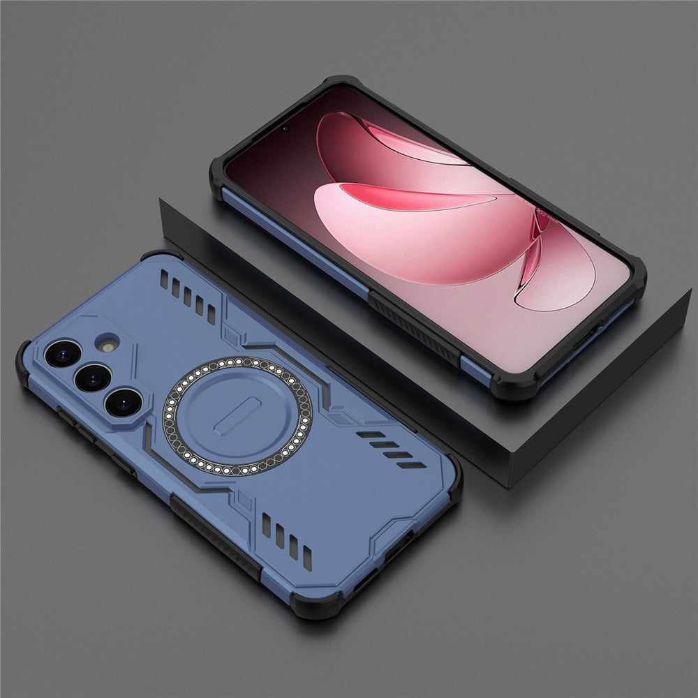 MagSafe Case for Samsung Galaxy S25+ S936, Techsuit, ArmorMag, Blue