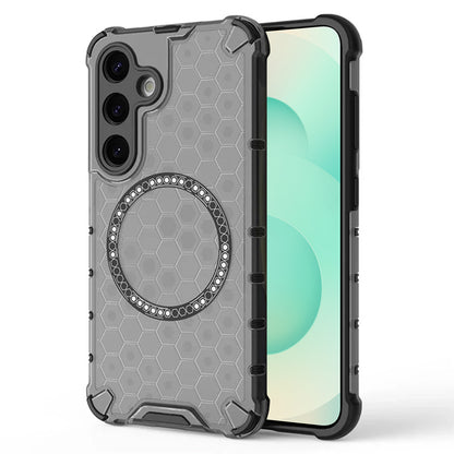 Θήκη MagSafe για Samsung Galaxy S25+ S936, Techsuit, HoneyComb Shield, Μαύρο