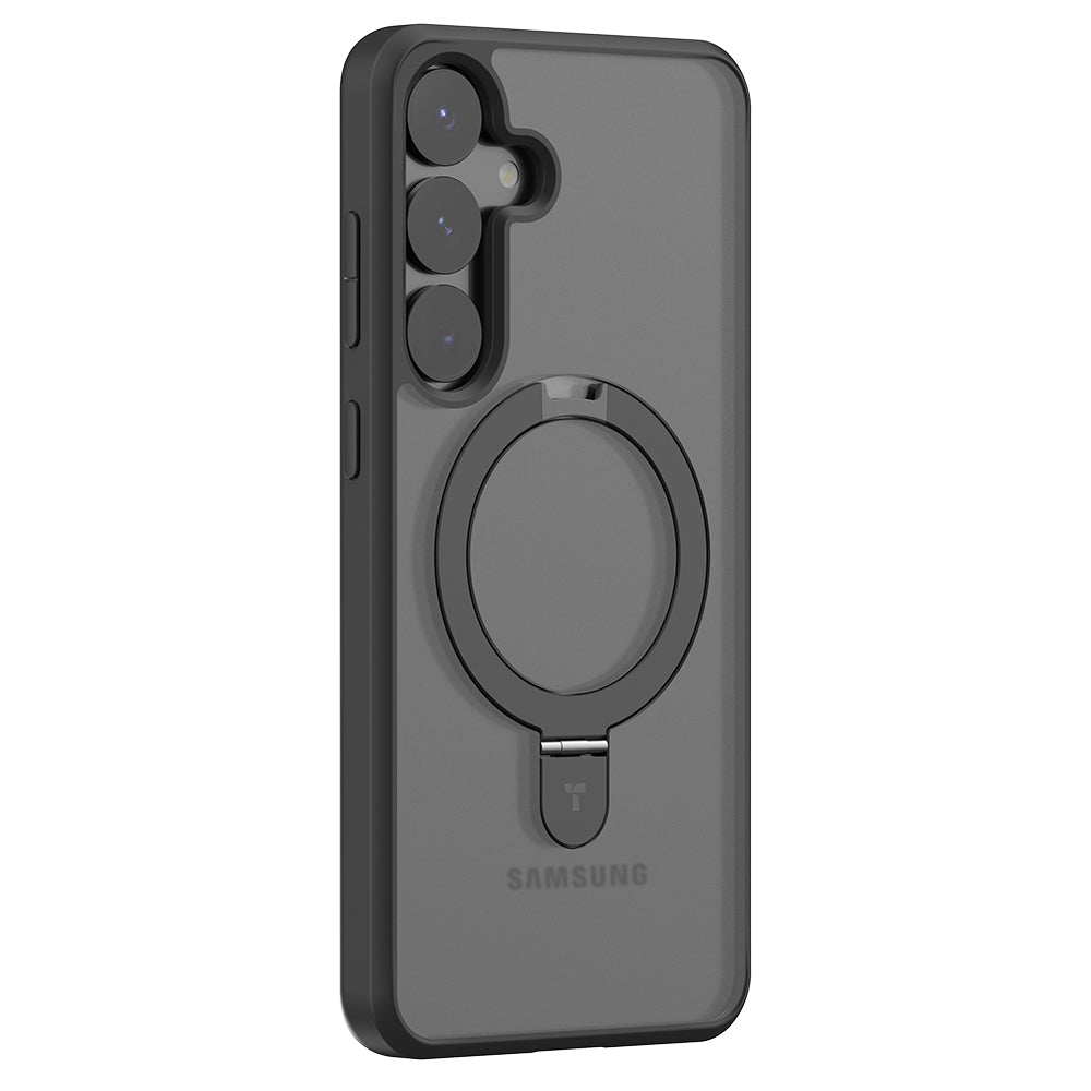 Θήκη MagSafe για Samsung Galaxy S25+ S936, Torras, Ostand, Μαύρη