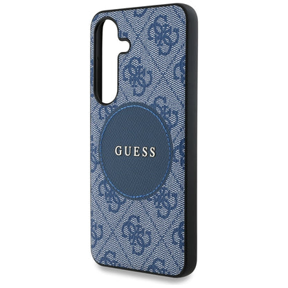 Θήκη MagSafe για Samsung Galaxy S25 S931, Guess, 4G Circle Classic Logo, Μπλε