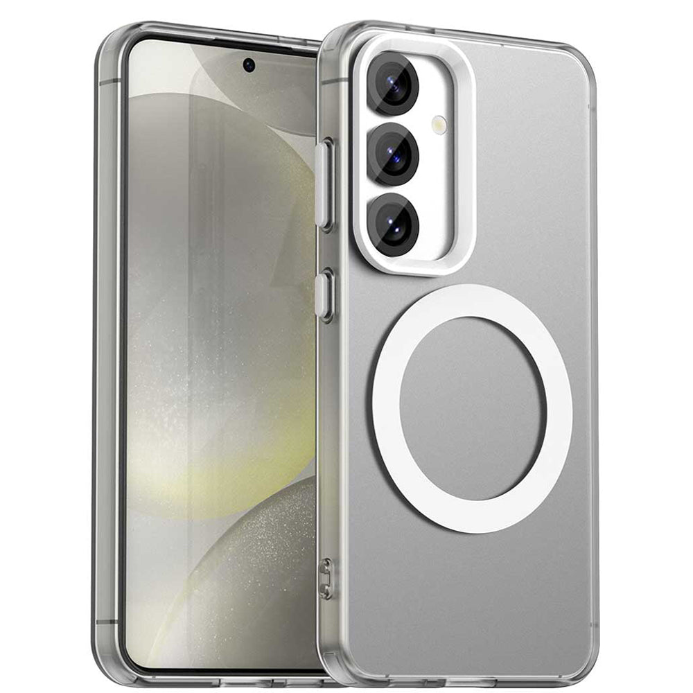 Θήκη MagSafe για Samsung Galaxy S25 S931 / S24 S921, Techsuit, CandyCase, Λευκή