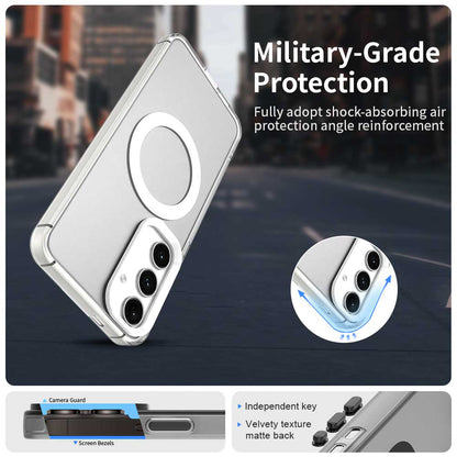 Θήκη MagSafe για Samsung Galaxy S25 S931 / S24 S921, Techsuit, CandyCase, Λευκή
