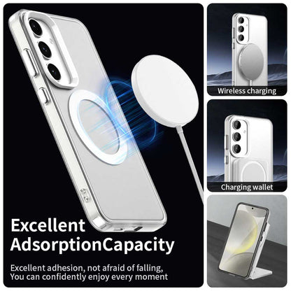 Θήκη MagSafe για Samsung Galaxy S25 S931 / S24 S921, Techsuit, CandyCase, Λευκή